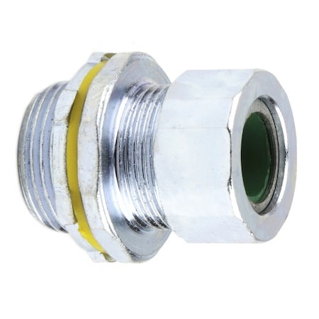 Dottie L.H. Dottie 1/2'' Steel Strain Relief Connector (Green Grommet), 25PK SR50A560